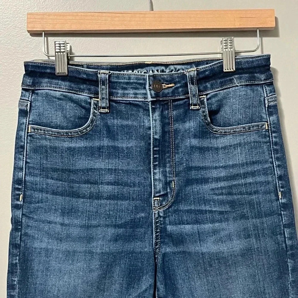 American Eagle Next Level Stretch Highest Rise Short Jegging Jeans - Picture 3 of 14